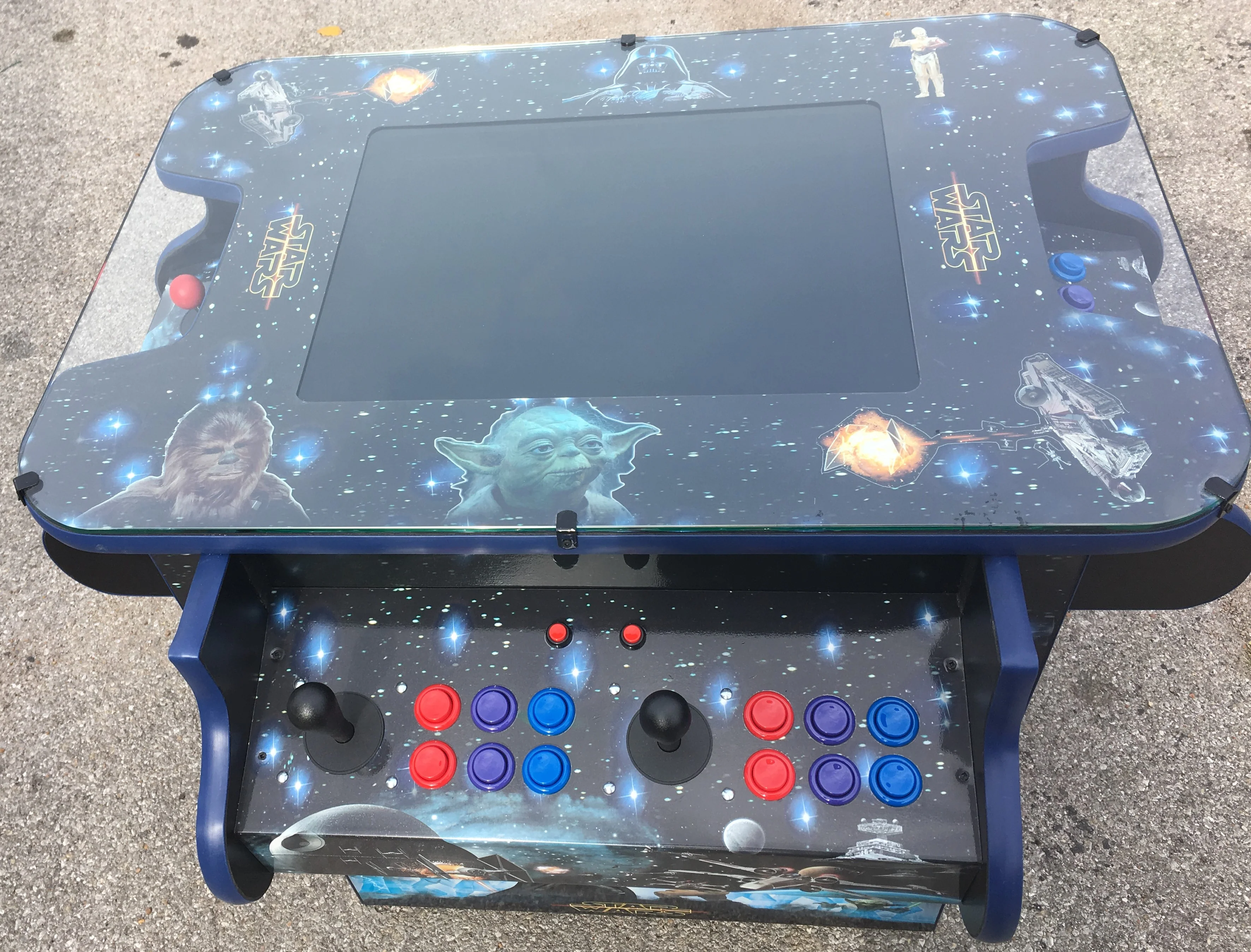 STWS COCKTAIL ARCADE - PLAYS OVER 3000 GAMES - ONE YEAR PARTS WARRANTY-FREE SHIPPING