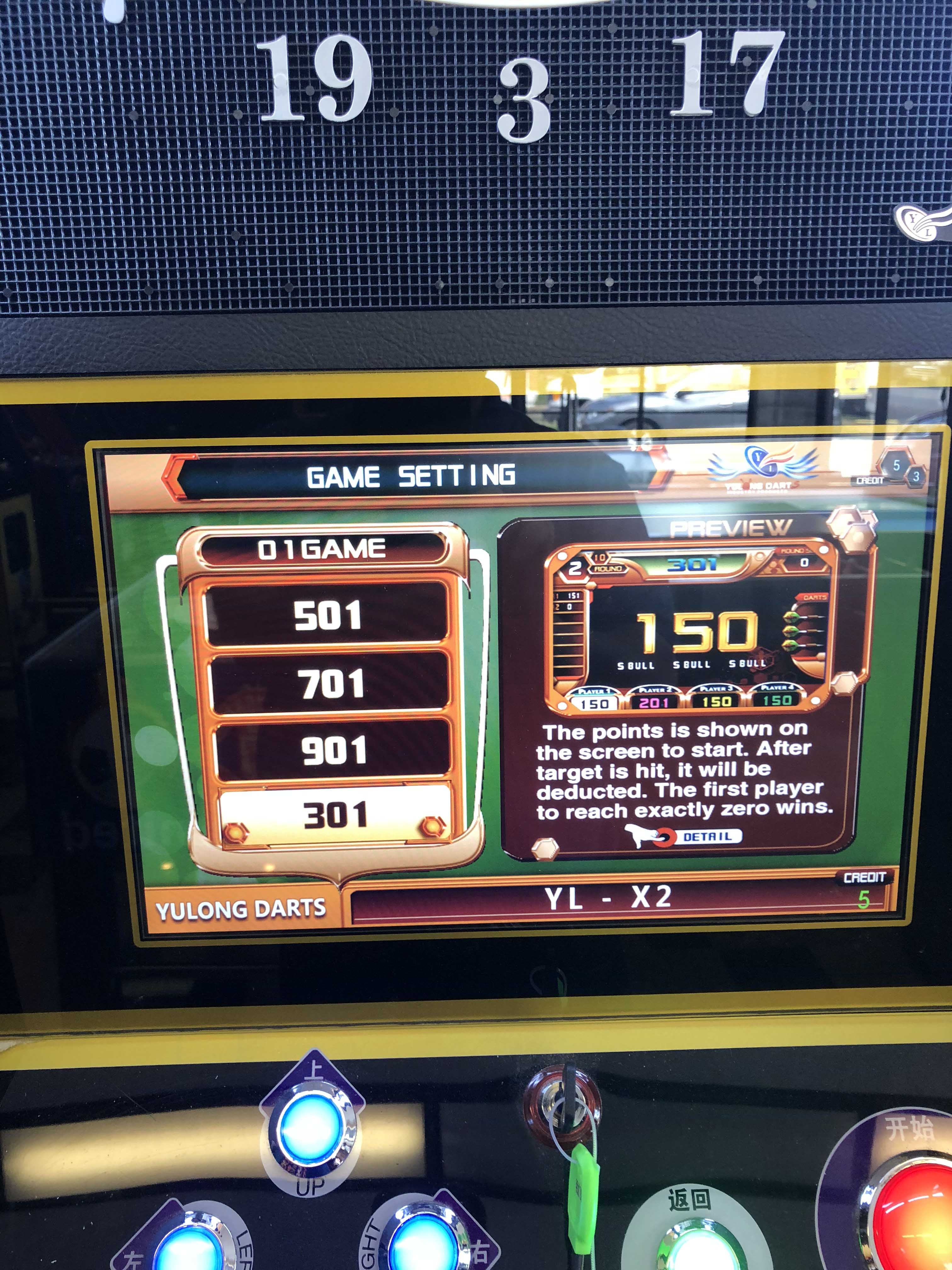 Dart Machine-Take Aim Dart Deluxe Version with LED Lights On The Sides-New Parts, Heavy Duty, Coin Operated, Commercial Grade With Free Play Option - Image 3