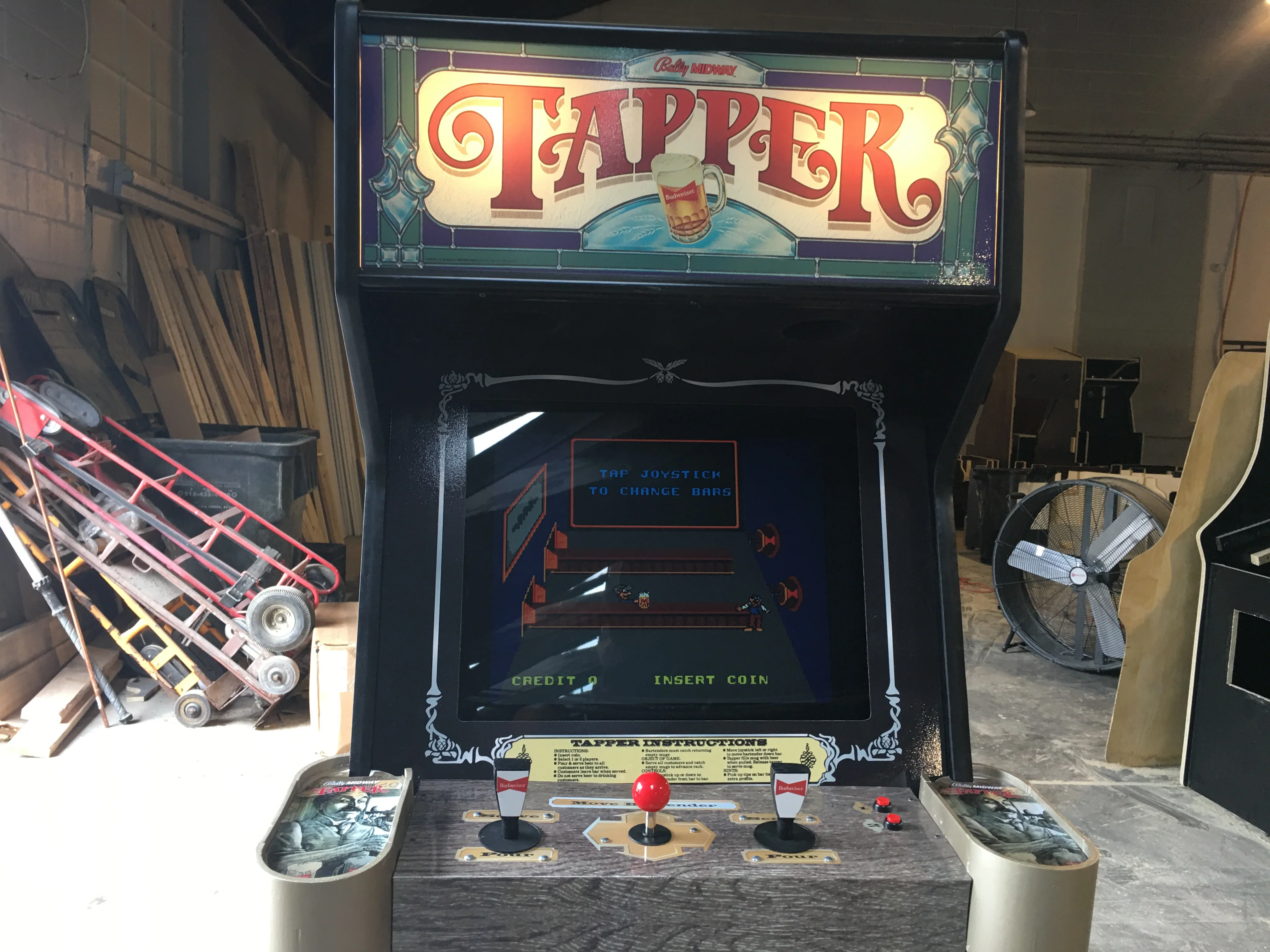 Tapper Arcade Game, New Parts, Sharp-HEAVY DUTY, COIN OPERATED, COMMERCIAL GRADE WITH FREE PLAY OPTION - Image 3