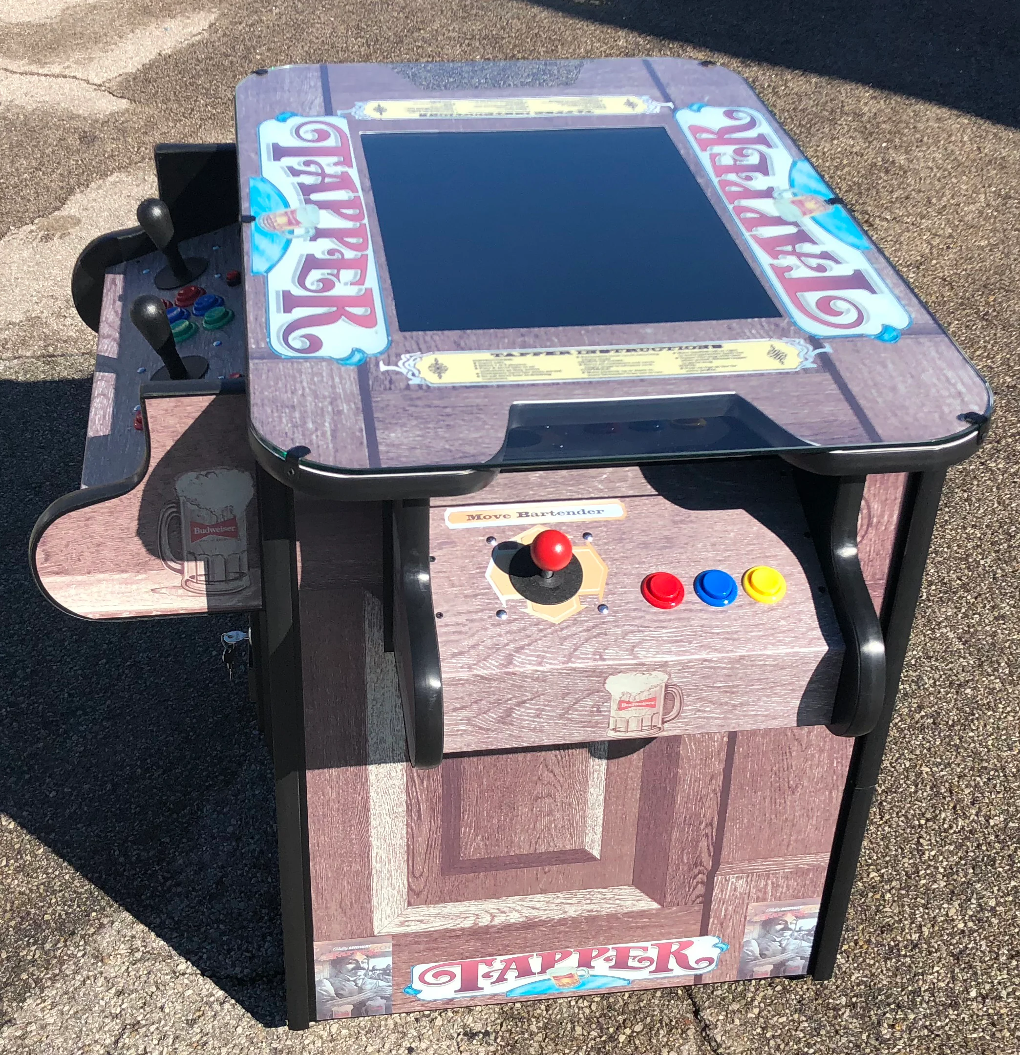 TPR COCKTAIL ARCADE - PLAYS 3000 GAMES-  LOTS OF NEW PARTS -  FREE SHIPPING - Image 8