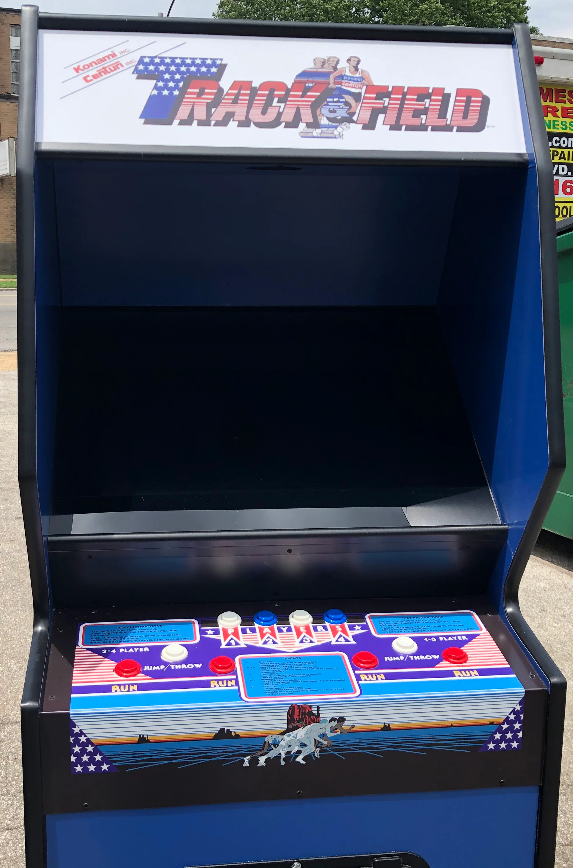 TRACK AND FIELD ARCADE WITH LOTS OF NEW PARTS- EXTRA SHARP-HEAVY DUTY, COIN OPERATED, COMMERCIAL GRADE WITH FREE PLAY OPTION - Image 5