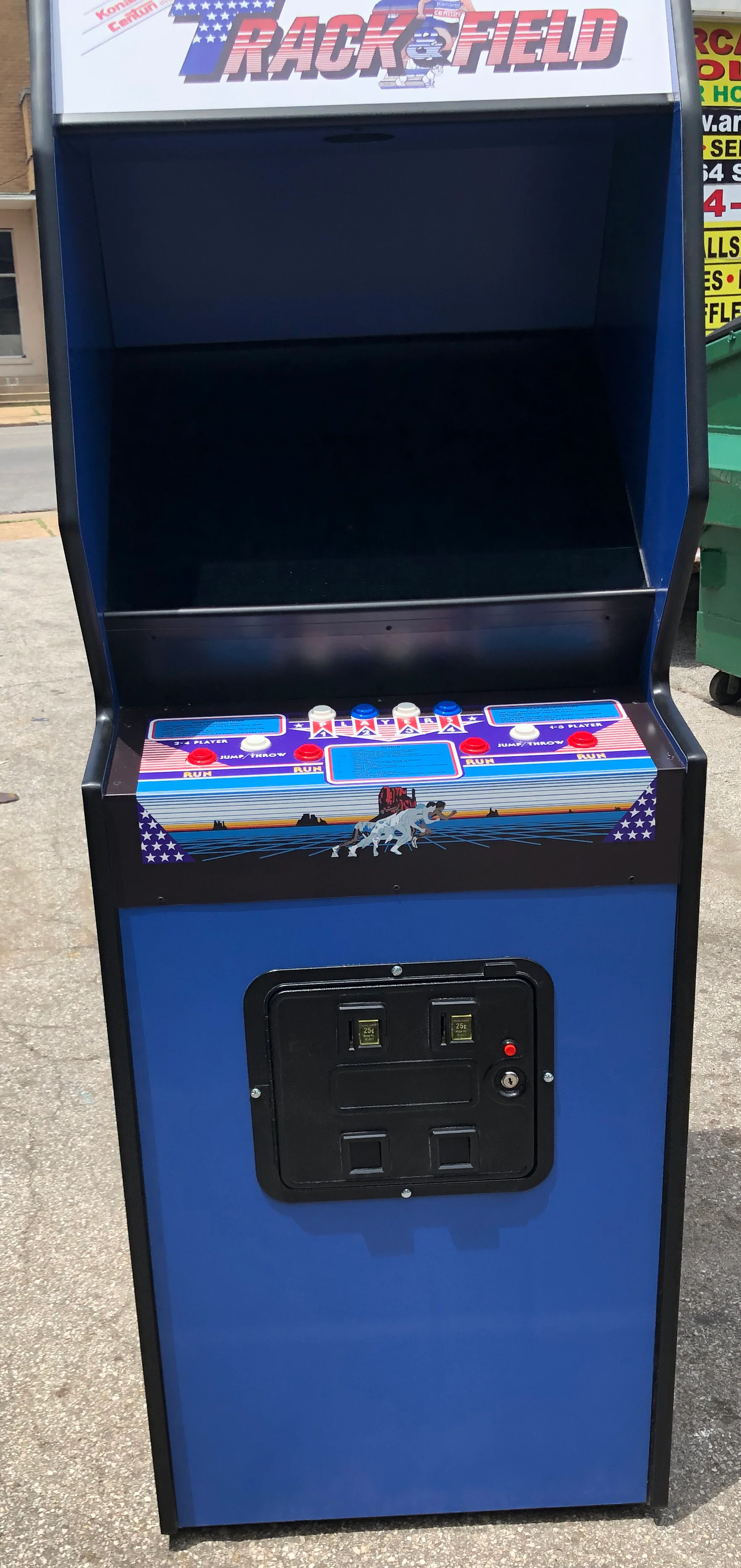 TRACK AND FIELD ARCADE WITH LOTS OF NEW PARTS- EXTRA SHARP-HEAVY DUTY, COIN OPERATED, COMMERCIAL GRADE WITH FREE PLAY OPTION - Image 6