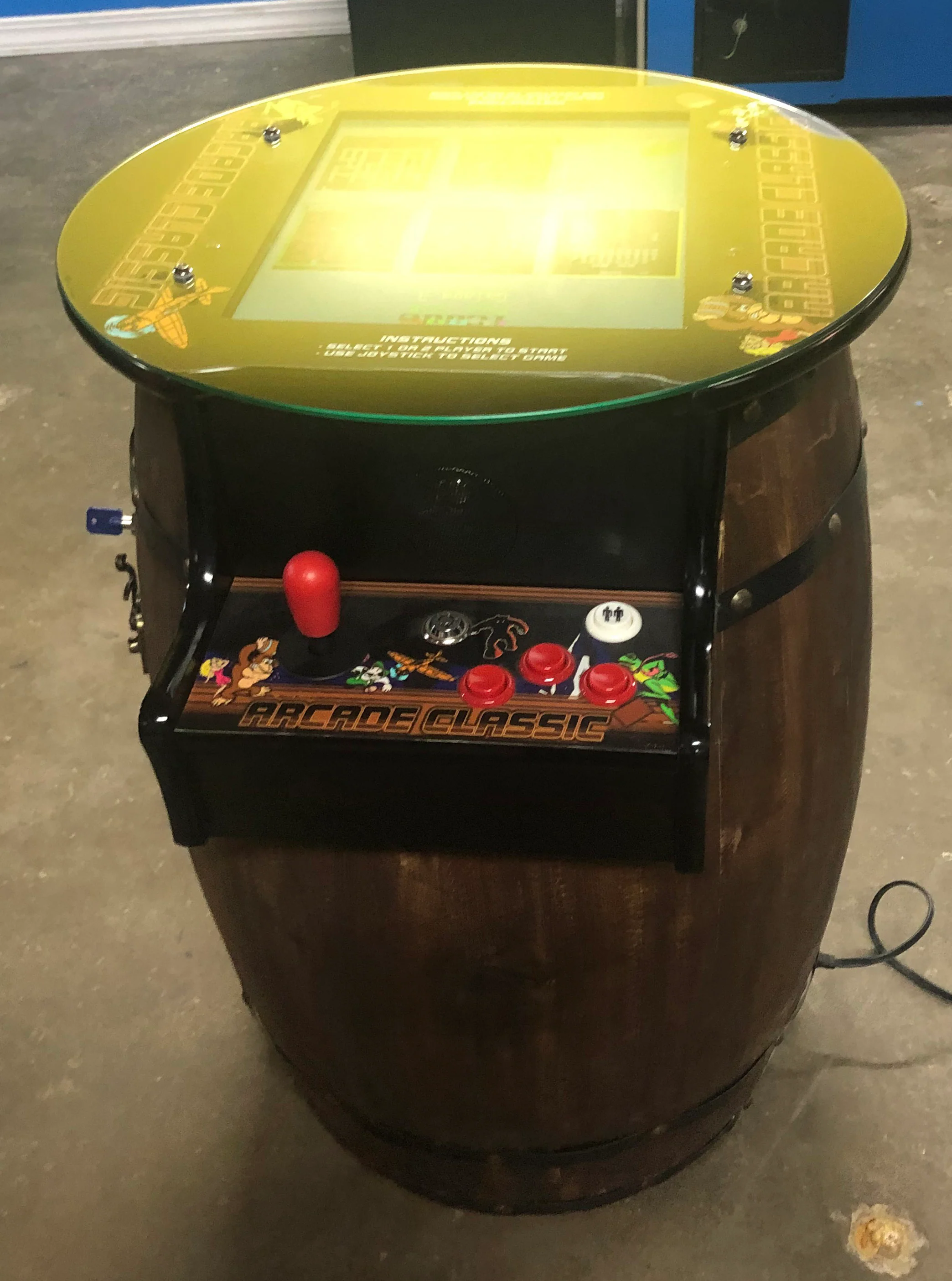 Cocktail Arcade- Win Barrel Style With 60 Games, Coin Operated, Brand New, Free Shipping - Image 3