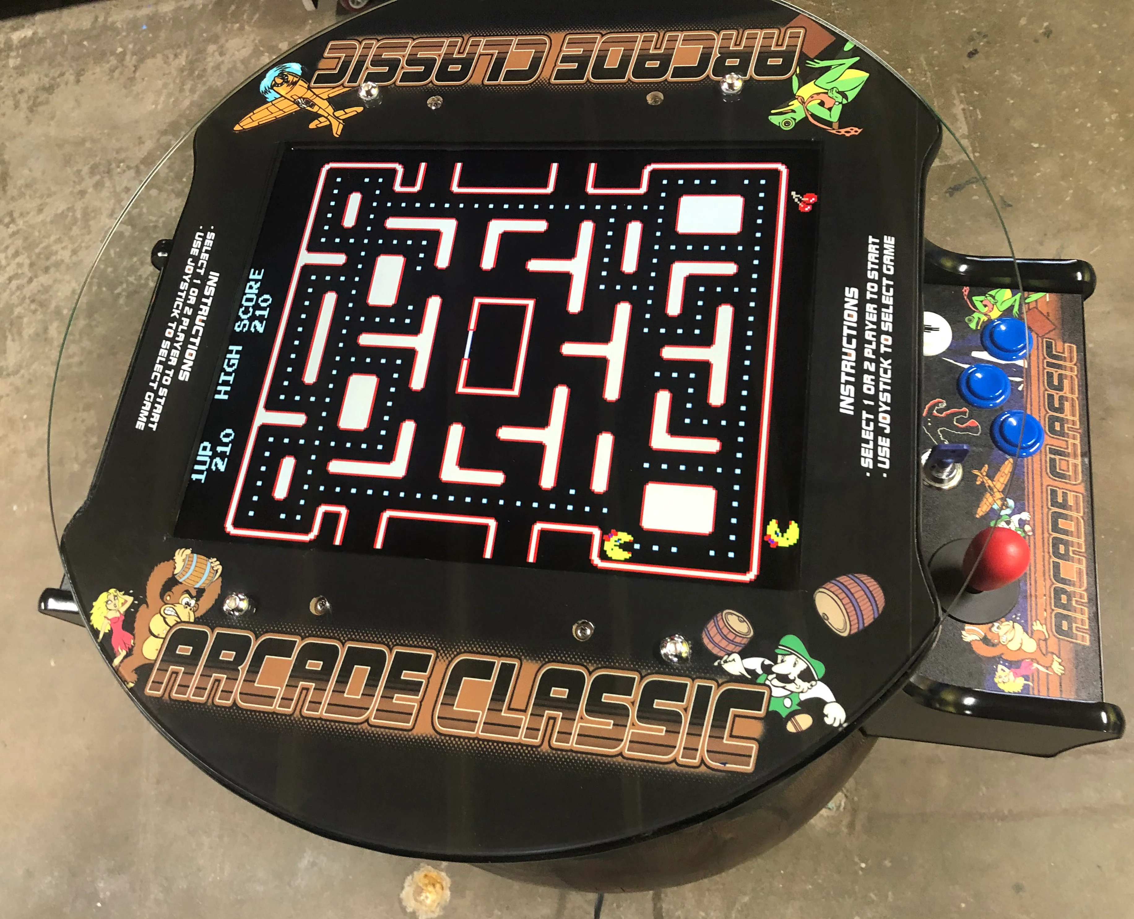 Cocktail Arcade- Win Barrel Style With 60 Games, Coin Operated, Brand New, Free Shipping - Image 6