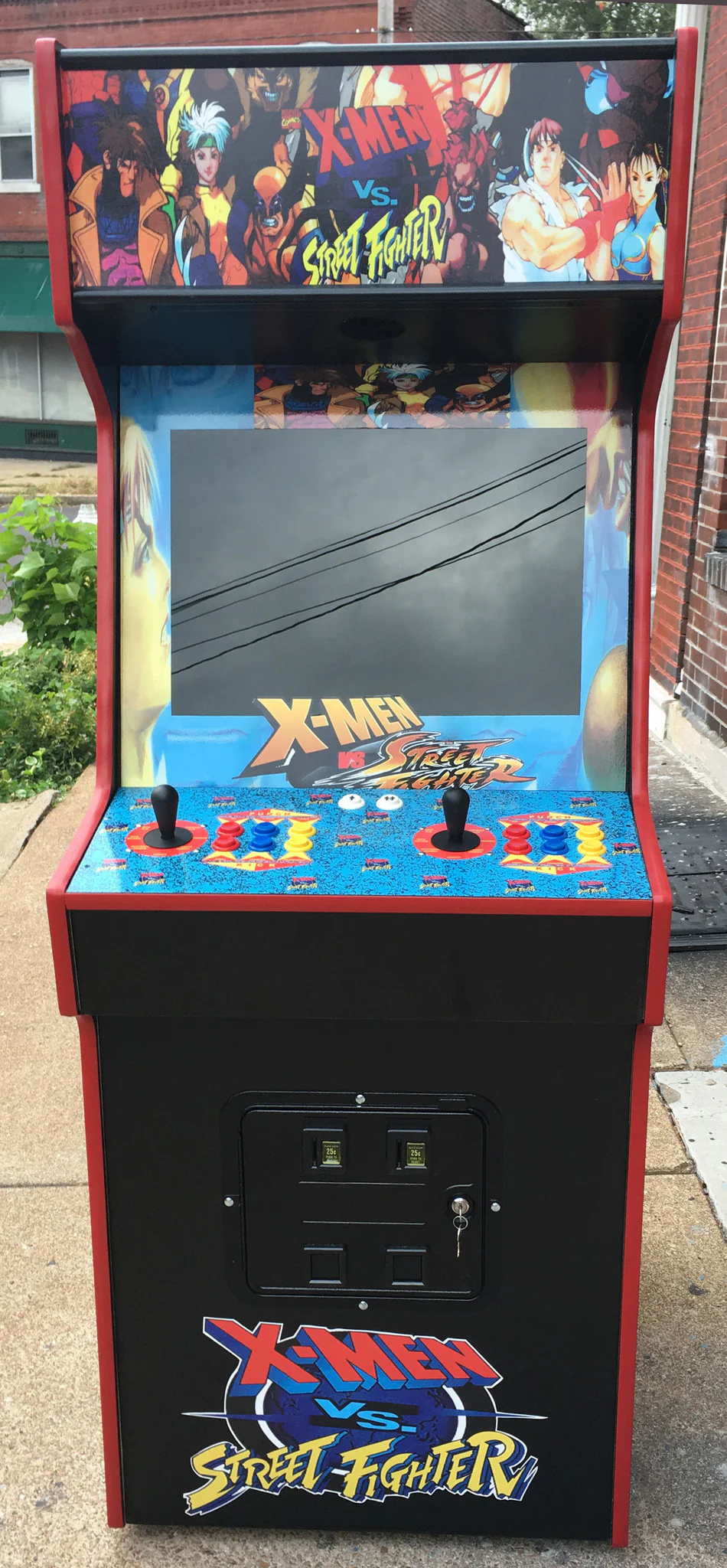 X-Men Vs. Street Fighter By Capcom- Lots Of new Parts-Sharp-HEAVY DUTY, COIN OPERATED, COMMERCIAL GRADE WITH FREE PLAY OPTION - Image 3