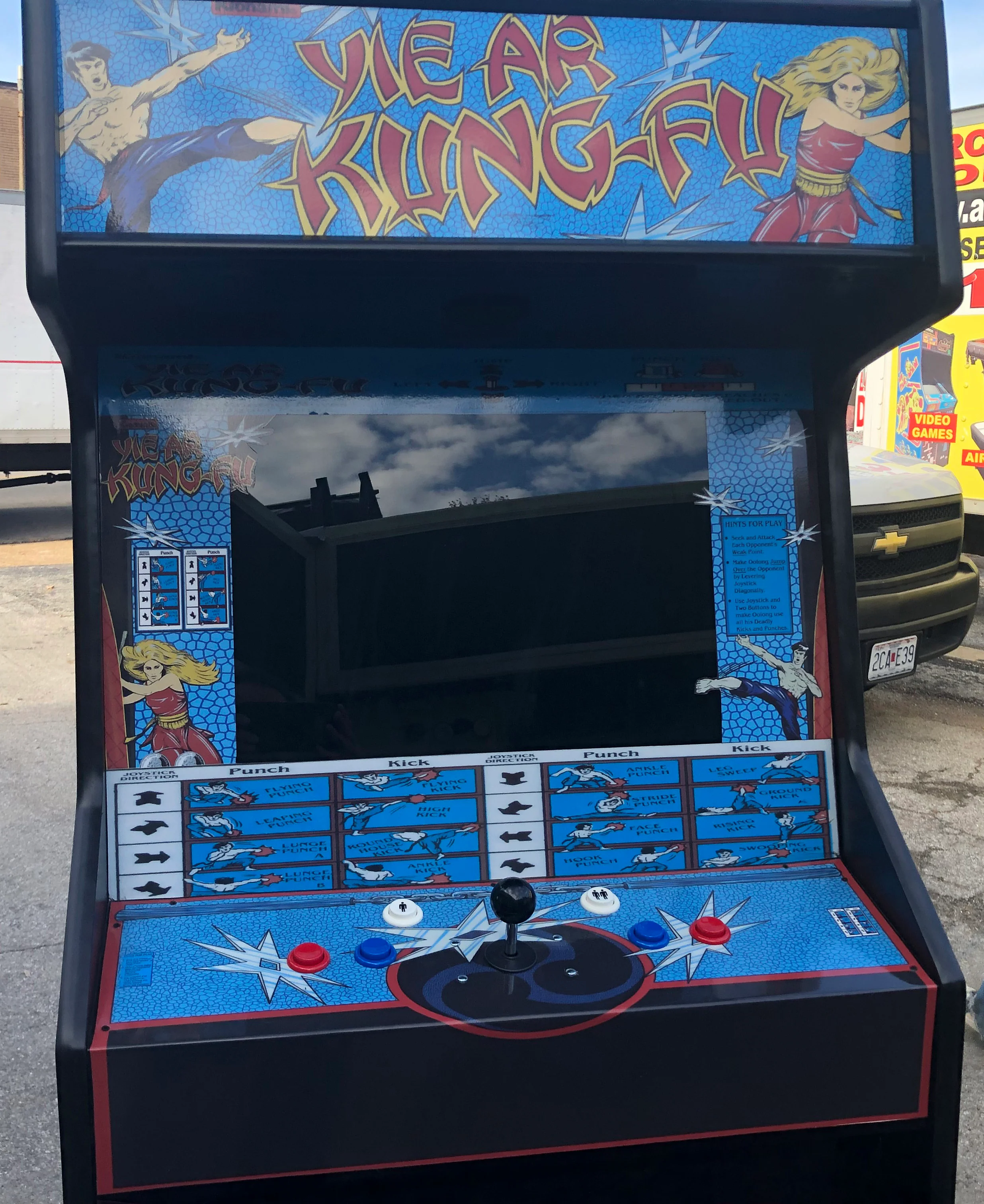 YIE AR KUNG-FU Arcade Video Game, lots of new parts, sharp-HEAVY DUTY, COIN OPERATED, COMMERCIAL GRADE WITH FREE PLAY OPTION - Image 6